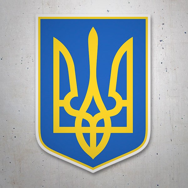 Adesivi per Auto e Moto: Stemma dell Ucraina