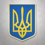 Adesivi per Auto e Moto: Stemma dell Ucraina 3
