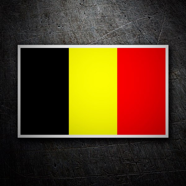Adesivi per Auto e Moto: Bandiera belga