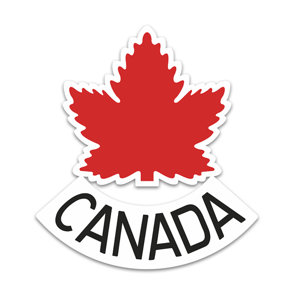 Adesivi per Auto e Moto: Distintivo Canada