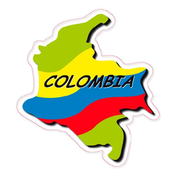 Adesivi per Auto e Moto: Colombia