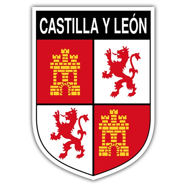 Adesivi per Auto e Moto: Scudo Castilla y León