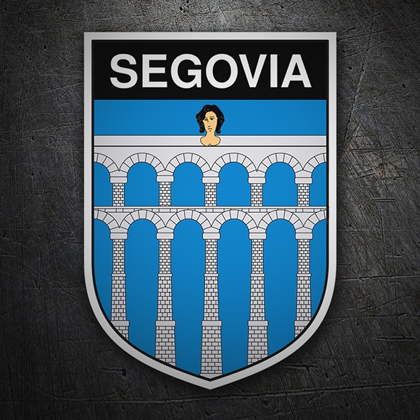Adesivi per Auto e Moto: Scudo Segovia 1