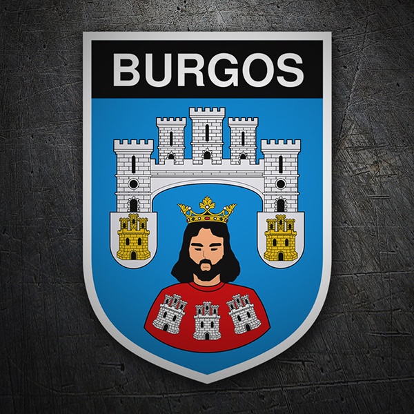 Adesivi per Auto e Moto: Scudo Burgos