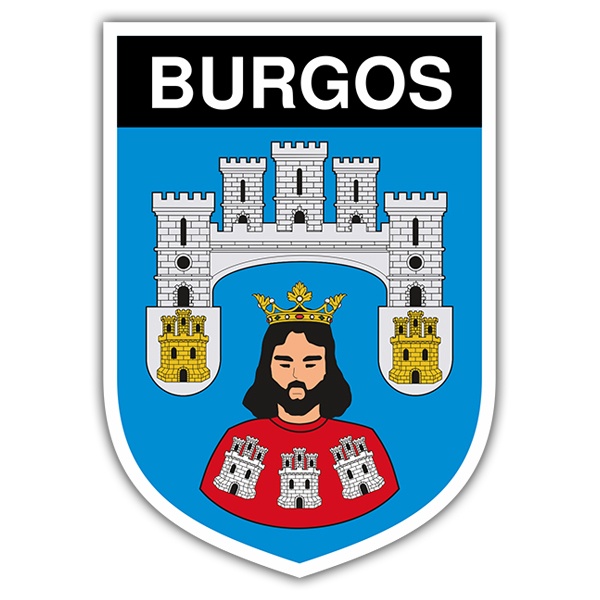 Adesivi per Auto e Moto: Scudo Burgos