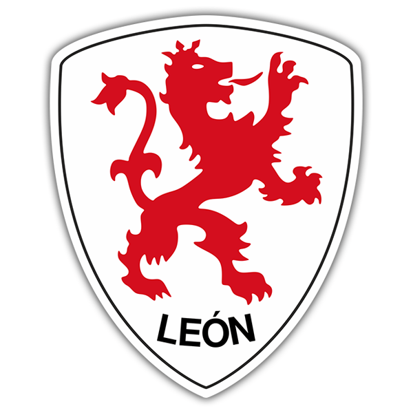 Adesivi per Auto e Moto: Scudo León 0