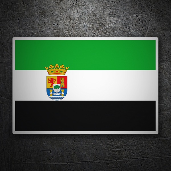 Adesivi per Auto e Moto: Bandiera Extremadura