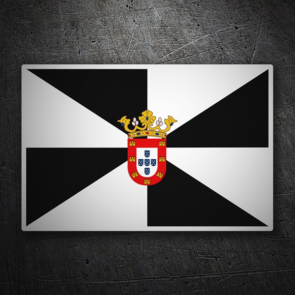 Adesivi per Auto e Moto: Bandiera Ceuta