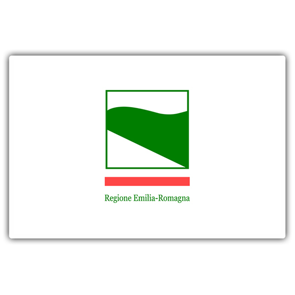 Adesivi per Auto e Moto: Bandiera Emilia-Romagna