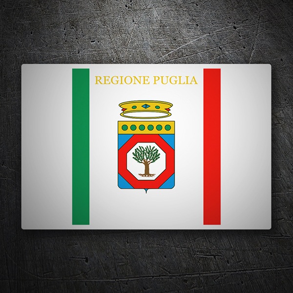 Adesivi per Auto e Moto: Bandiera Puglia