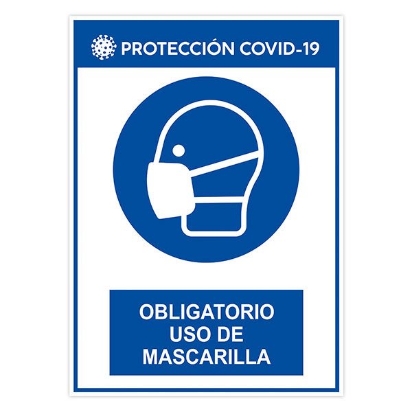 Adesivi per Auto e Moto: Protezione covid19 uso della maschera