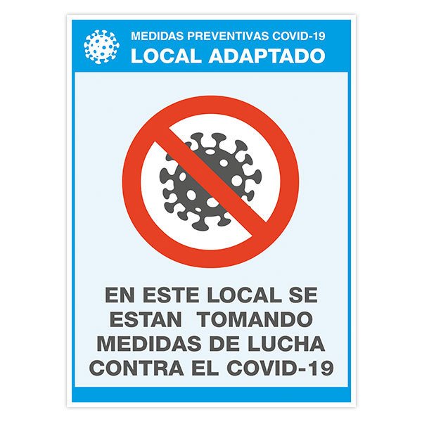 Adesivi per Auto e Moto: Protezione covid19 locali adattati