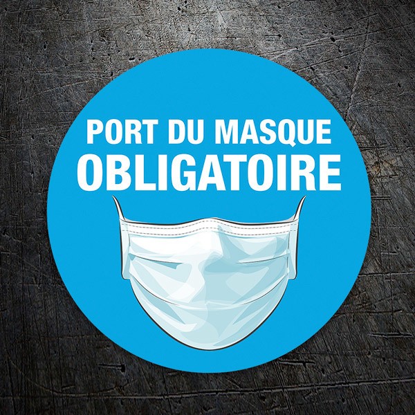 Adesivi per Auto e Moto: Obligatorisch in Französisch uso della maschera
