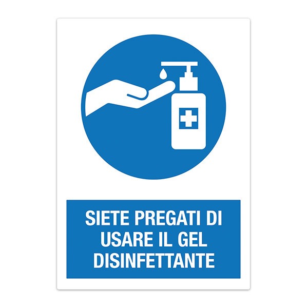 Adesivi per Auto e Moto: Protezione covid19 Utilizzare il distributore