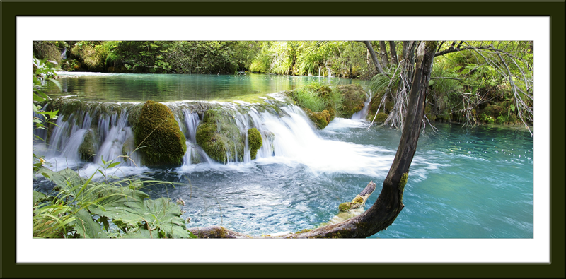 Adesivi Murali: Foto fiume con cascata
