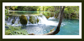 Adesivi Murali: Foto fiume con cascata 3