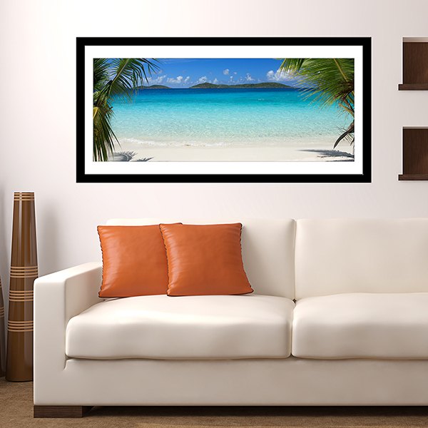 Adesivi Murali: Picture Caribbean Beach