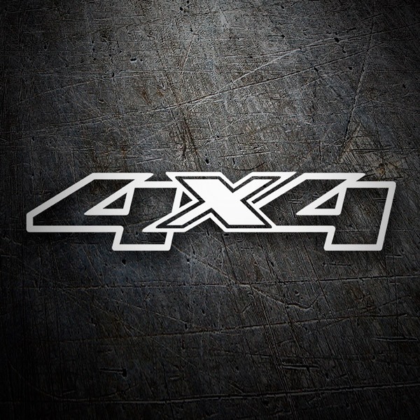 Adesivi per Auto e Moto: 4x4 Bordo Colorato