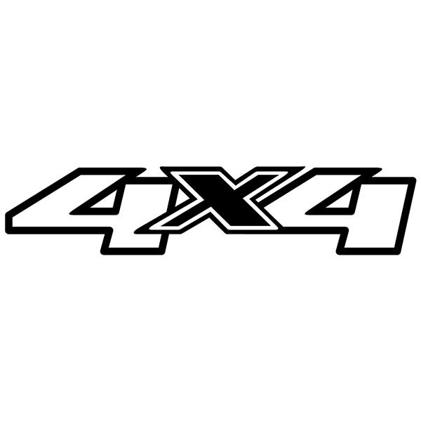 Adesivi per Auto e Moto: 4x4 Bordo Colorato