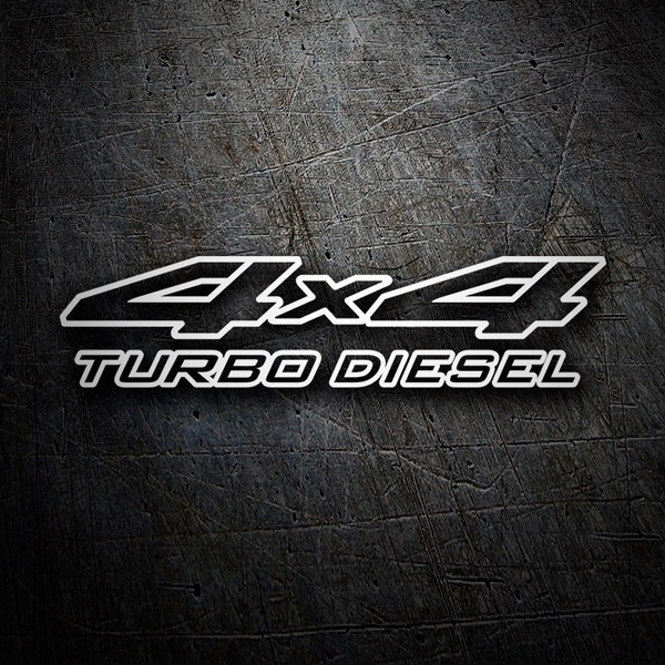 Adesivi per Auto e Moto: 4x4 turbo diesel