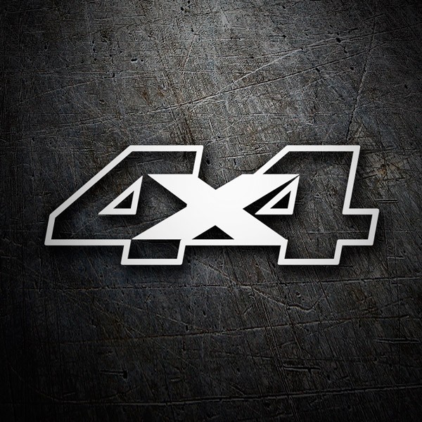 Adesivi per Auto e Moto: 4x4 Composizione Unita