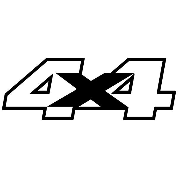 Adesivi per Auto e Moto: 4x4 Composizione Unita