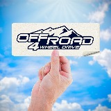 Adesivi per Auto e Moto: 4x4 Trazione a 4 Ruote 4