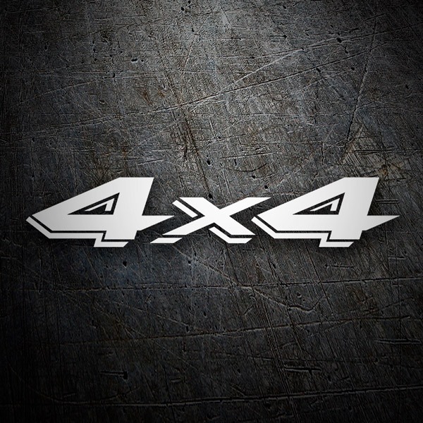 Adesivi per Auto e Moto: 4x4 Effetto Rilievo