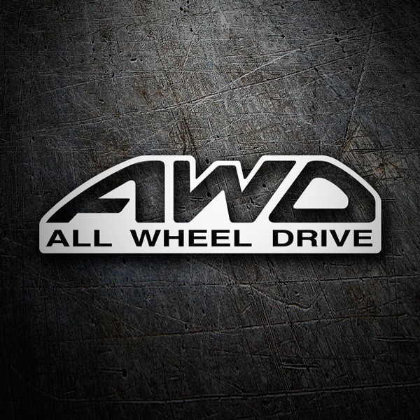 Adesivi per Auto e Moto: All wheel drive