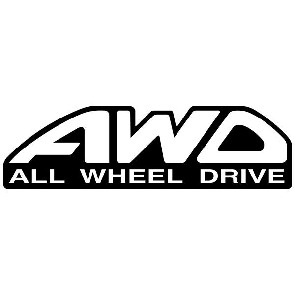 Adesivi per Auto e Moto: All wheel drive