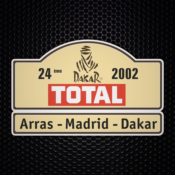 Adesivi per Auto e Moto: DAKAR Total 24