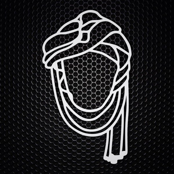Adesivi per Auto e Moto: Dakar Tuareg Retro Logo