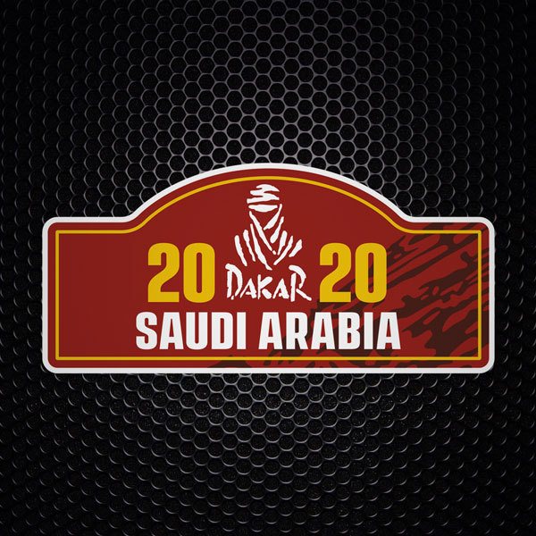 Adesivi per Auto e Moto: 20 DAKAR ARABIA SAUDITA