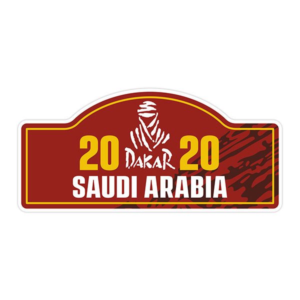 Adesivi per Auto e Moto: 20 DAKAR ARABIA SAUDITA