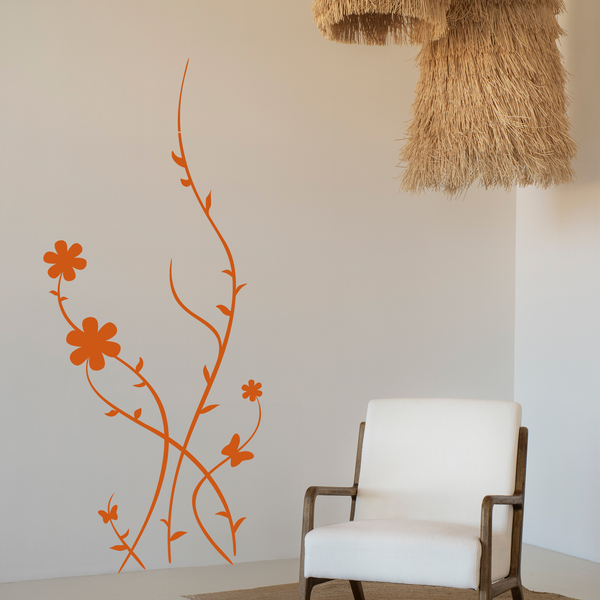Adesivi Murali: Brunia floreale