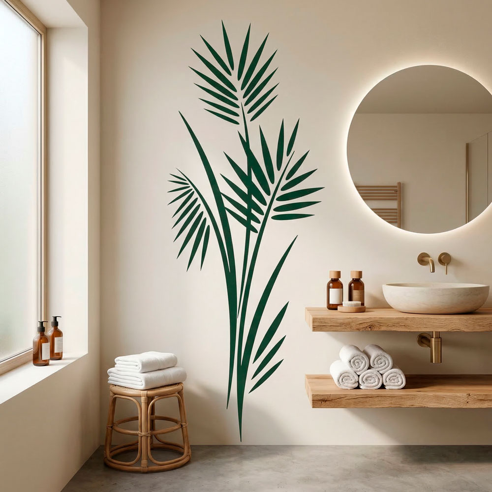 Adesivi Murali: Bastet floreale