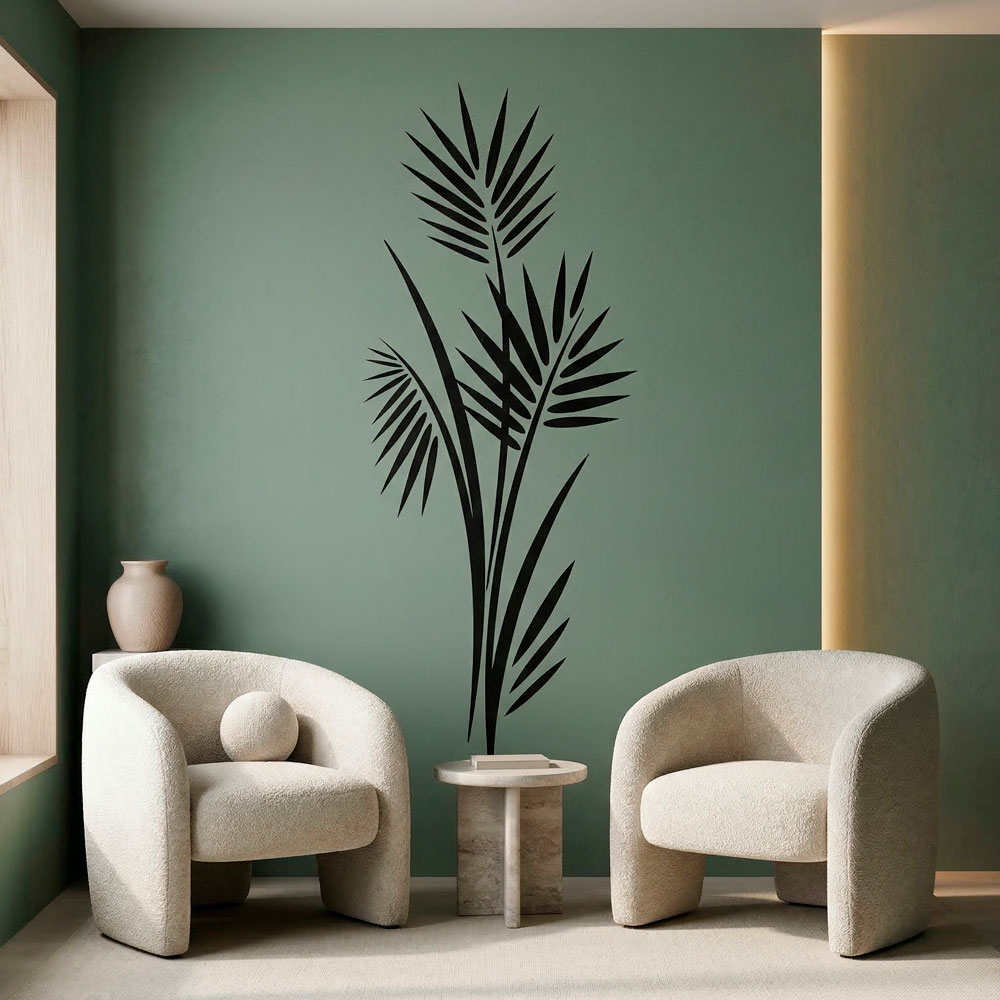 Adesivi Murali: Bastet floreale