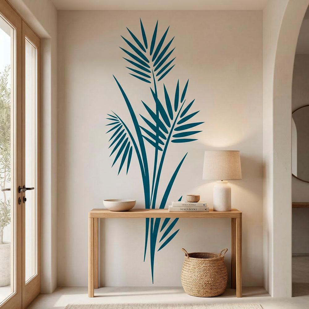 Adesivi Murali: Bastet floreale