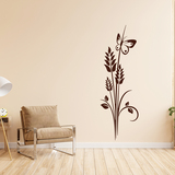 Adesivi Murali: Spighe floreali di grano 2