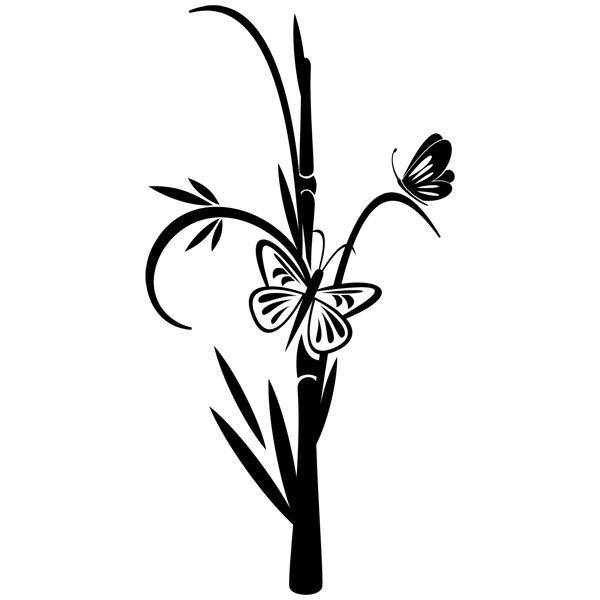 Adesivi Murali: Shibataea floreale