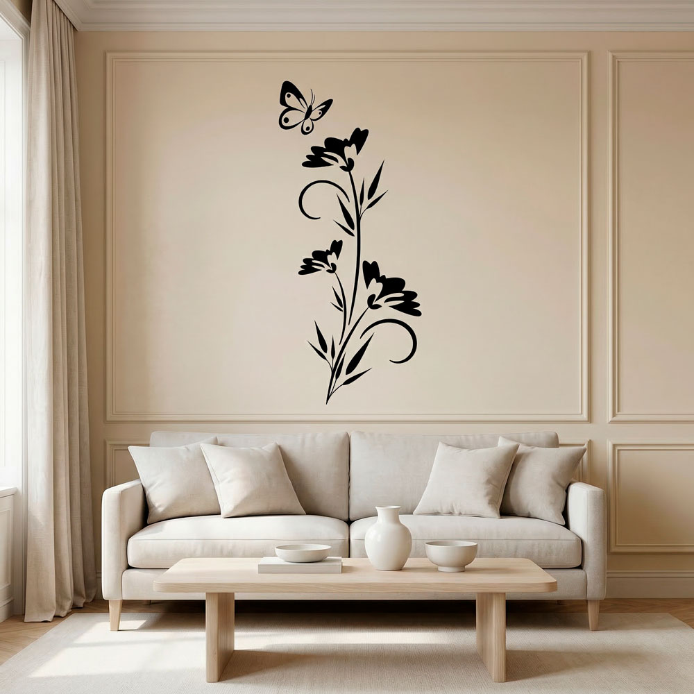 Adesivi Murali: Hathor floreale