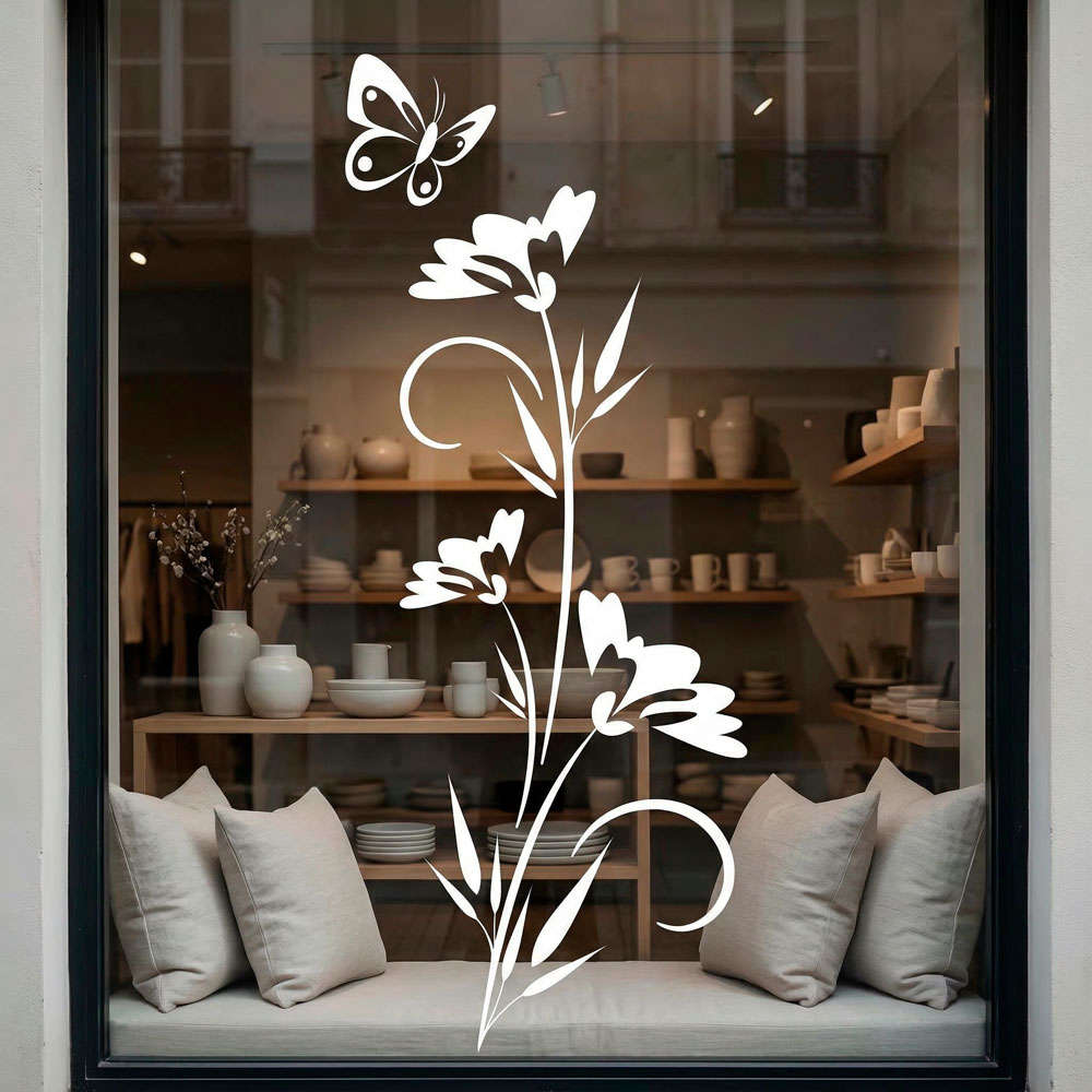 Adesivi Murali: Hathor floreale