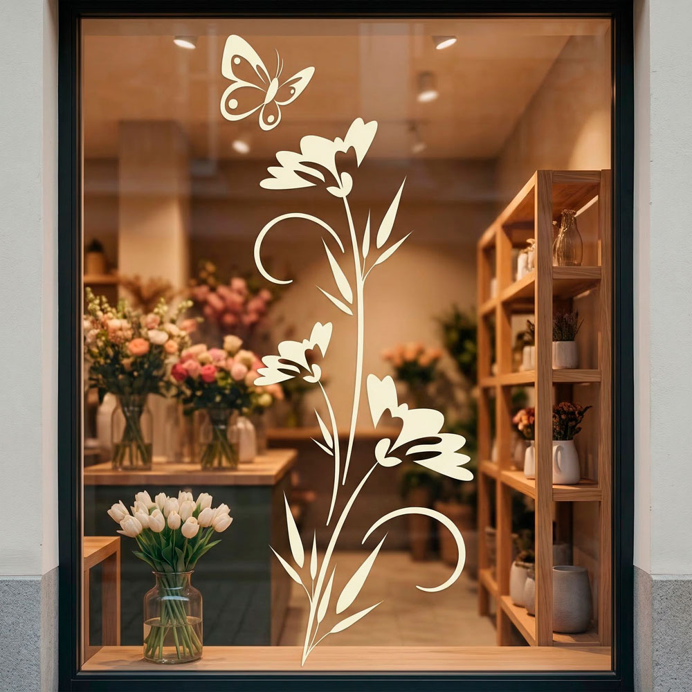 Adesivi Murali: Hathor floreale