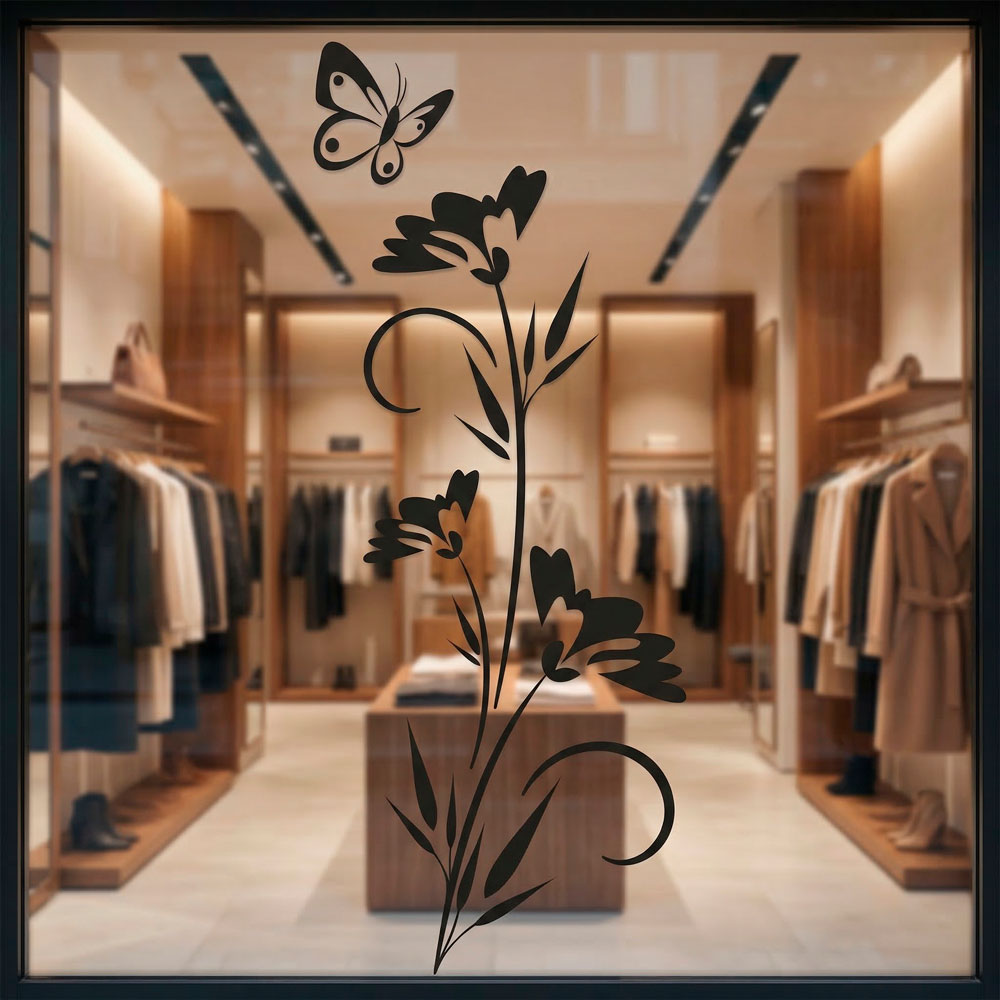 Adesivi Murali: Hathor floreale