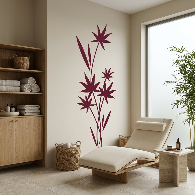 Adesivi Murali: Cyperus floreale
