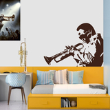 Adesivi Murali: Miles Davis, Trombettista Jazz 2