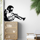 Adesivi Murali: Miles Davis, Trombettista Jazz 3