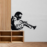 Adesivi Murali: Miles Davis, Trombettista Jazz 4
