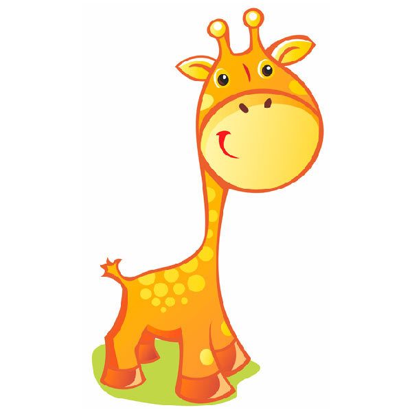 Adesivi per Bambini: Allevamento di giraffe