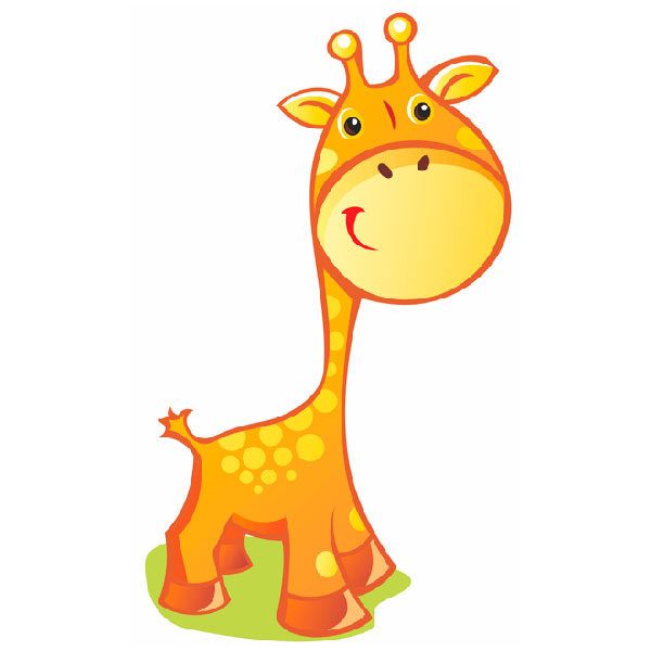 Adesivi per Bambini: Allevamento di giraffe